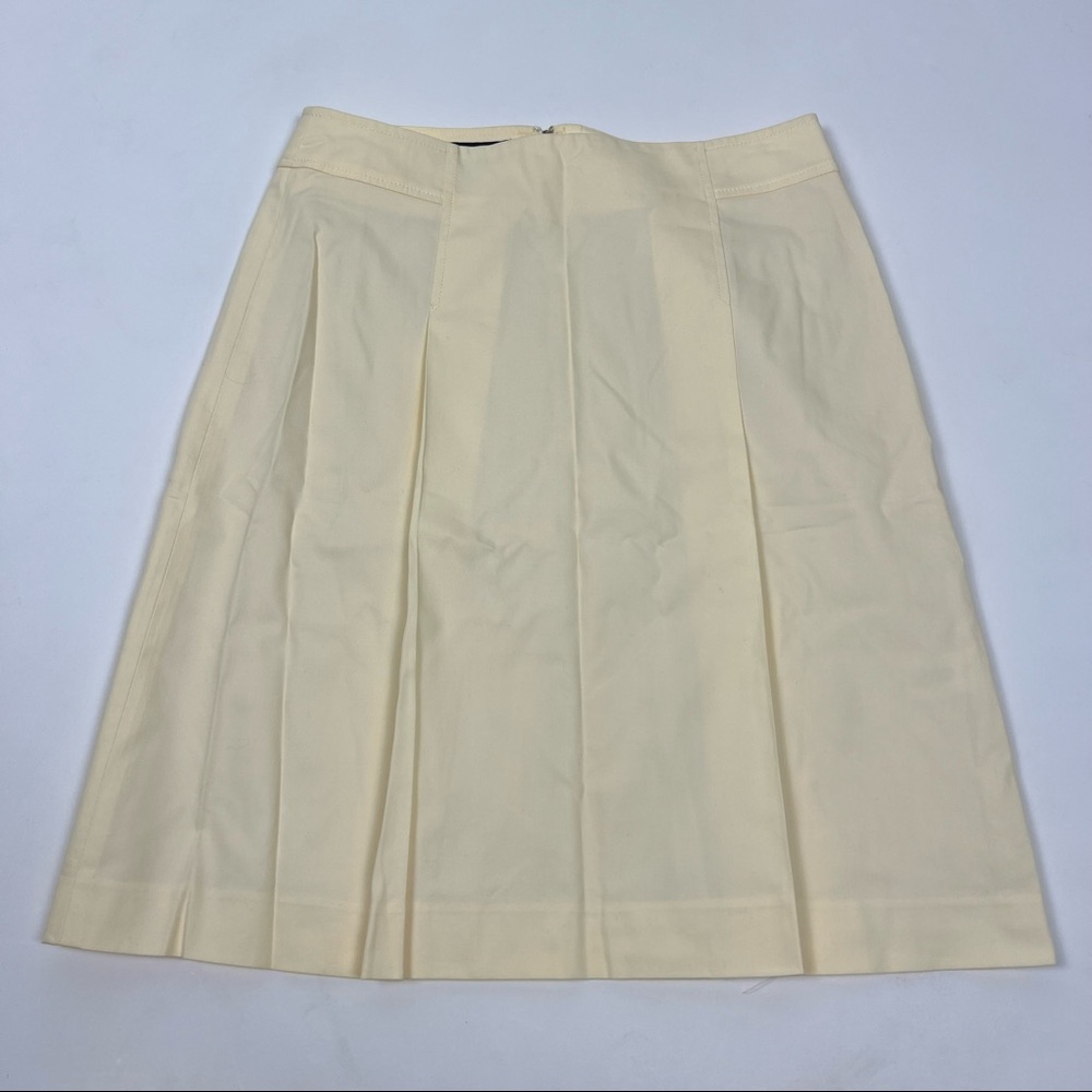 Talbots NWT A-Line Skirt Light Yellow Business Office Size 4